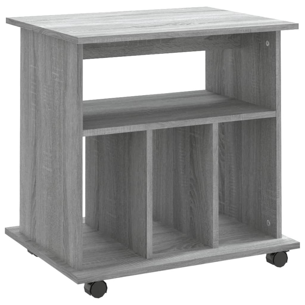 Skåp Med Hjul 60X45X60 Cm Konstruerat Trä