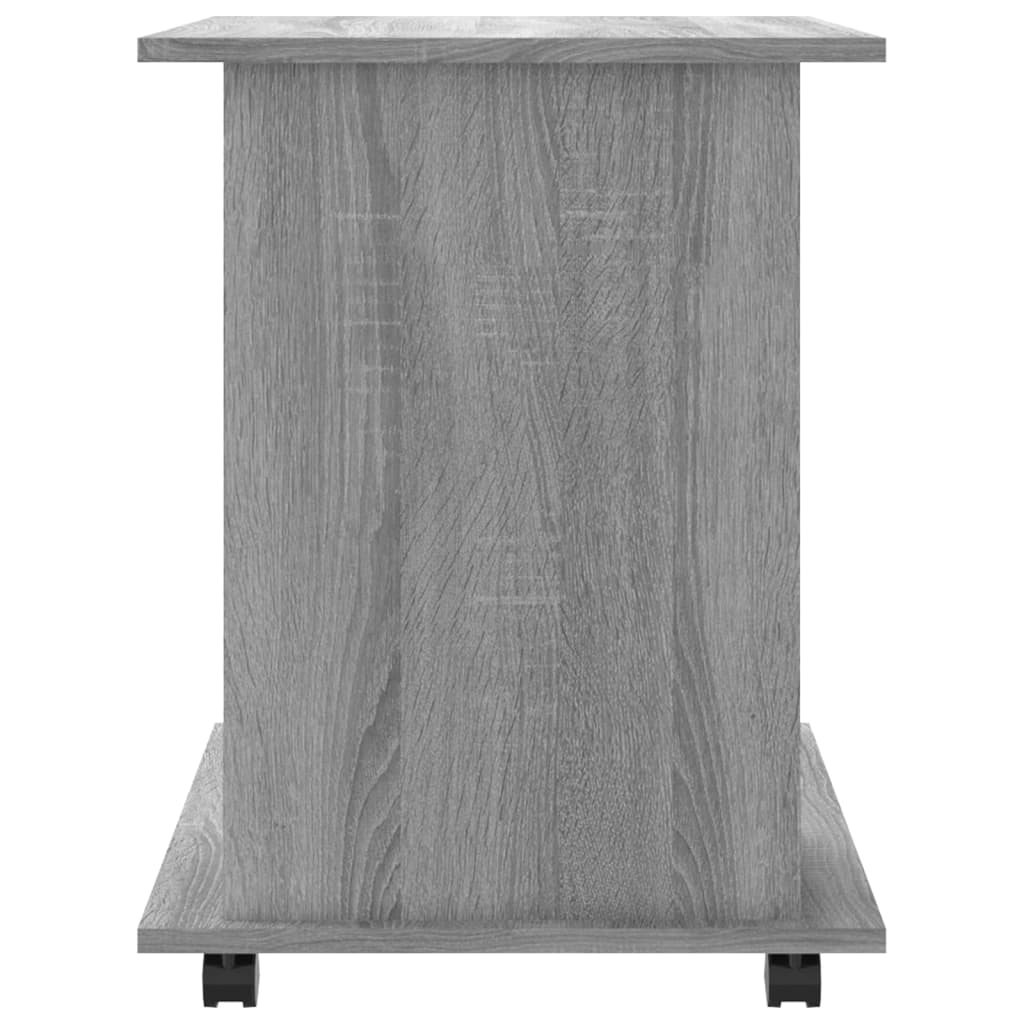 Skåp Med Hjul 60X45X60 Cm Konstruerat Trä