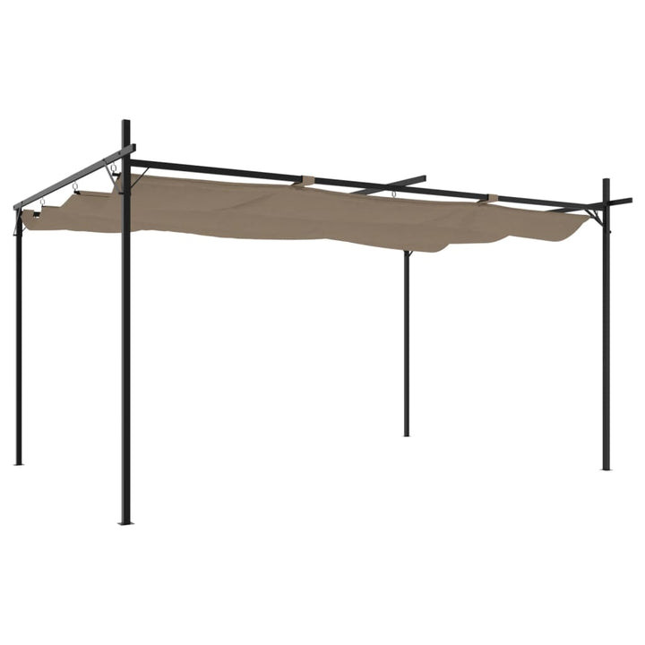 Pergola Med Infällbart Tak