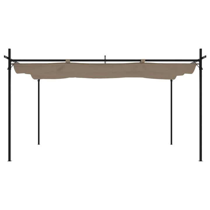 Pergola Med Infällbart Tak