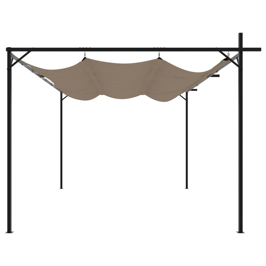 Pergola Med Infällbart Tak