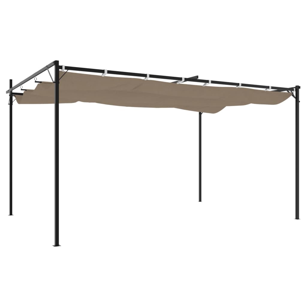 Pergola Med Infällbart Tak