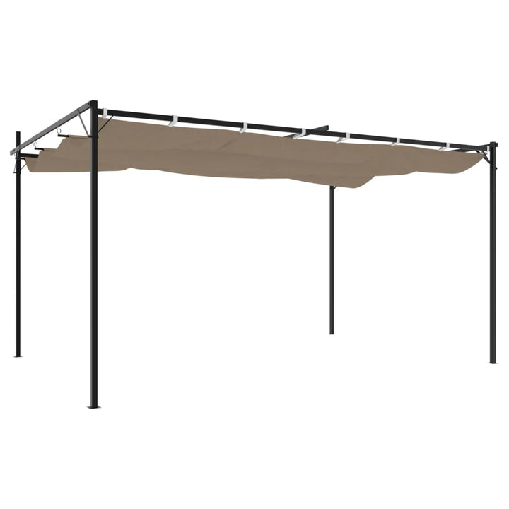 Pergola Med Infällbart Tak