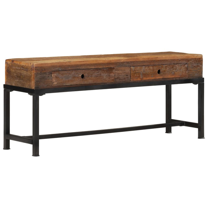 Tv-Bänk 110X30X46 Cm Massivt Återvunnet Trä