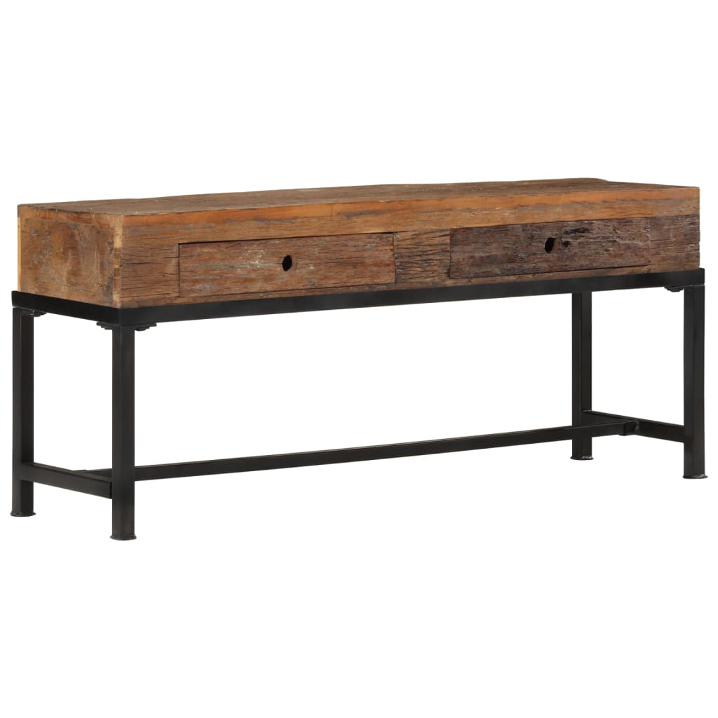 Tv-Bänk 110X30X46 Cm Massivt Återvunnet Trä