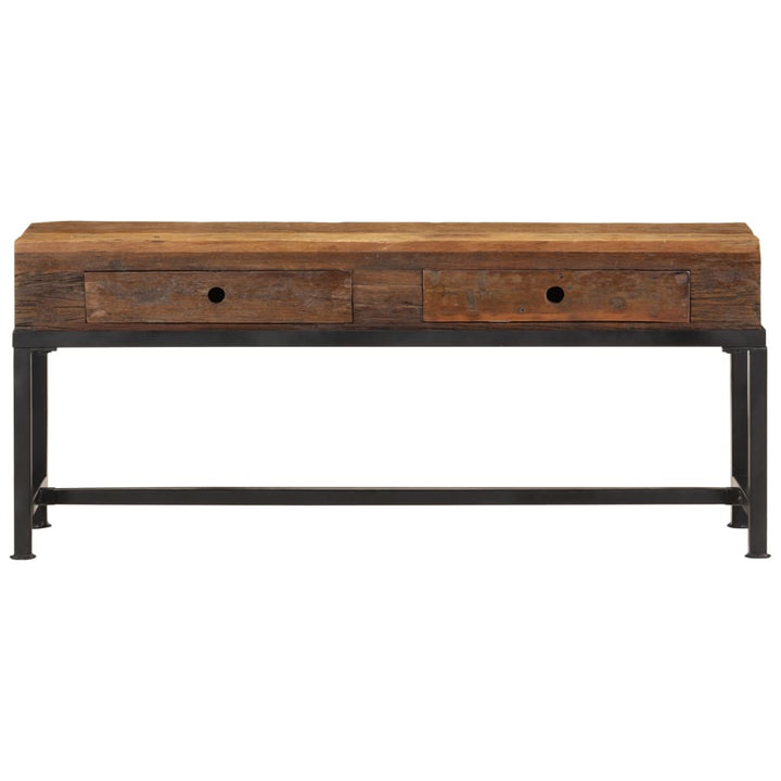 Tv-Bänk 110X30X46 Cm Massivt Återvunnet Trä