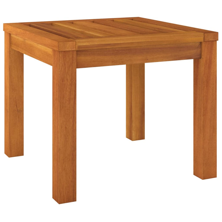 Trädgårdspallar Med Dynor 2 St 40X40X34 Cm Massivt Akaciaträ