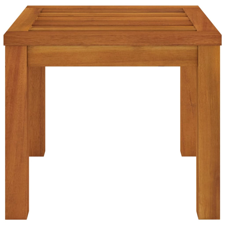 Trädgårdspallar Med Dynor 2 St 40X40X34 Cm Massivt Akaciaträ
