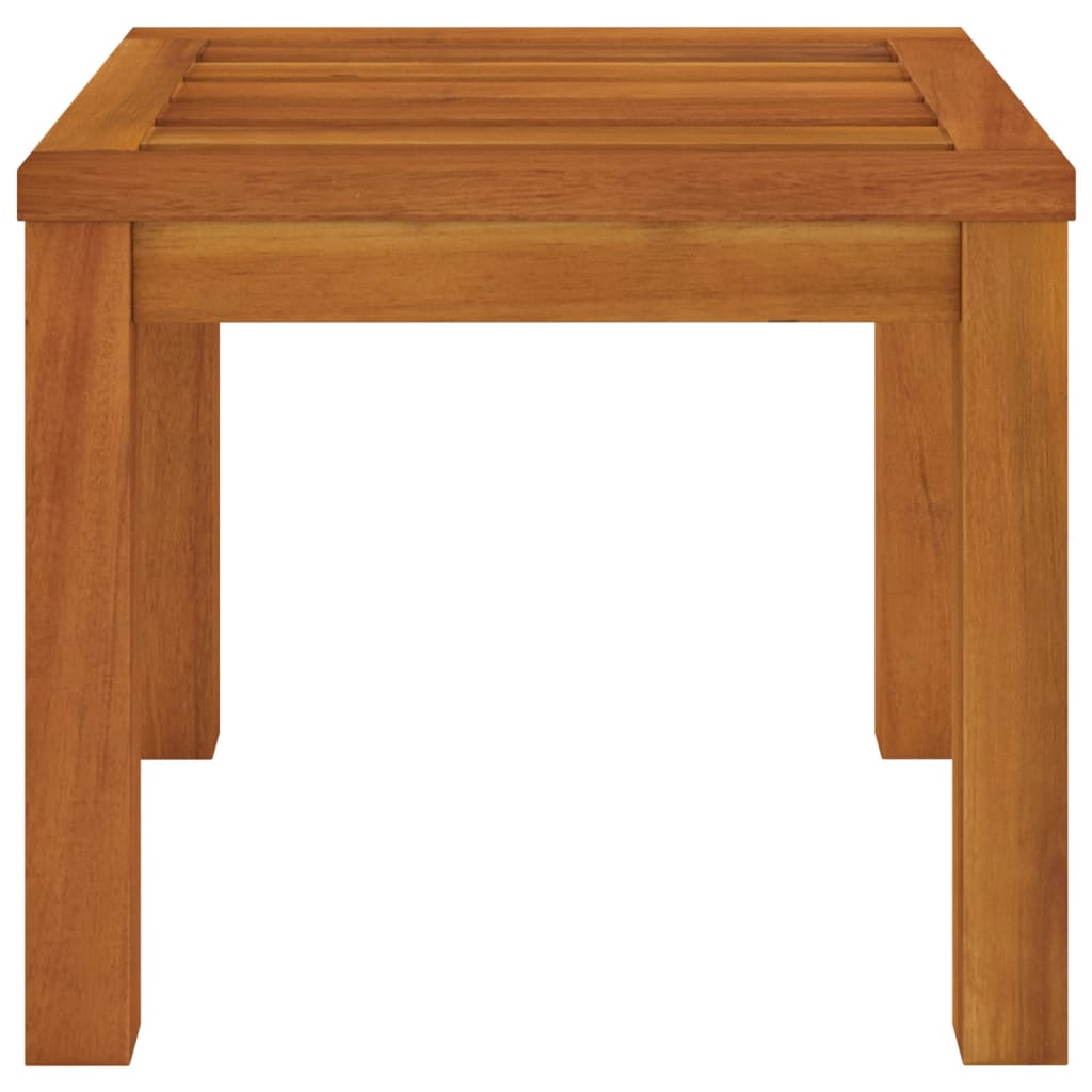 Trädgårdspallar Med Dynor 2 St 40X40X34 Cm Massivt Akaciaträ
