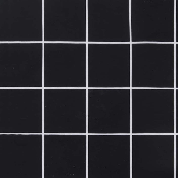 Spridda Kuddar 4 Pcs Svart Rutigt 50 X 50 Cm Polyester Tyg