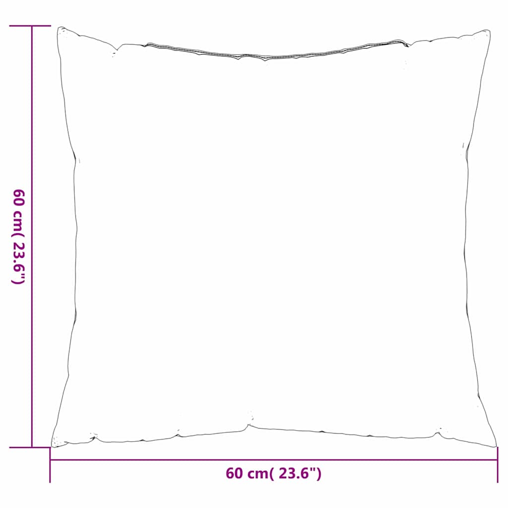 Spridda Kuddar Löv 4 Pcs Bladmönster 60 X 60 Cm Polyester Tyg