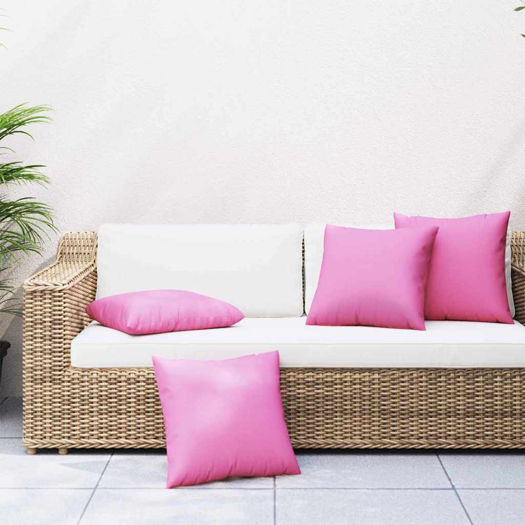 Spridda Kuddar Enfärgad 4 Pcs Rosa 60 X 60 Cm Polyester Tyg