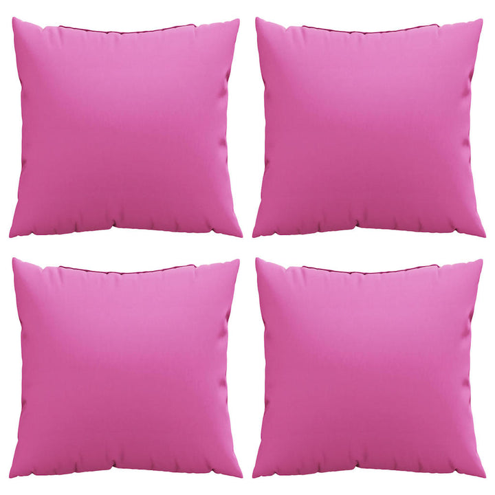 Spridda Kuddar Enfärgad 4 Pcs Rosa 60 X 60 Cm Polyester Tyg