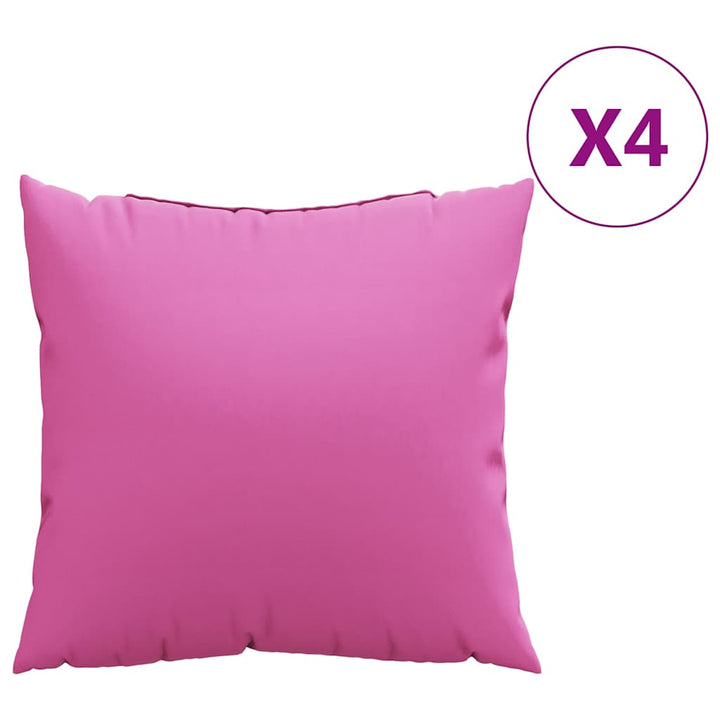 Spridda Kuddar Enfärgad 4 Pcs Rosa 60 X 60 Cm Polyester Tyg