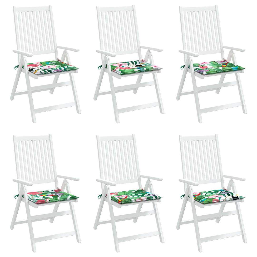 Stolkuddar 6 Pcs Flerfärgsdesign 50 X 50 X 4 Cm Oxford Tyg
