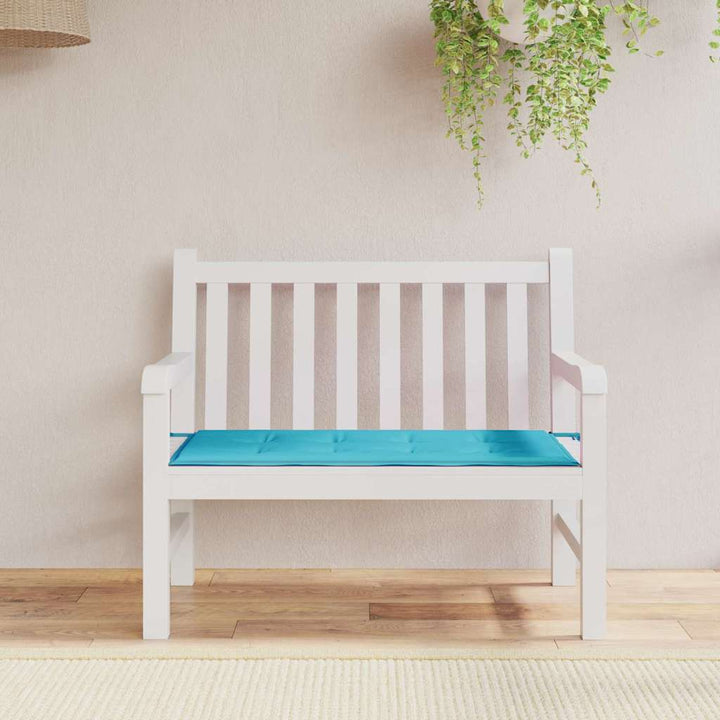 Stolskudde Enfärgad Turkos 100 X 50 X 3 Cm Oxford Tyg