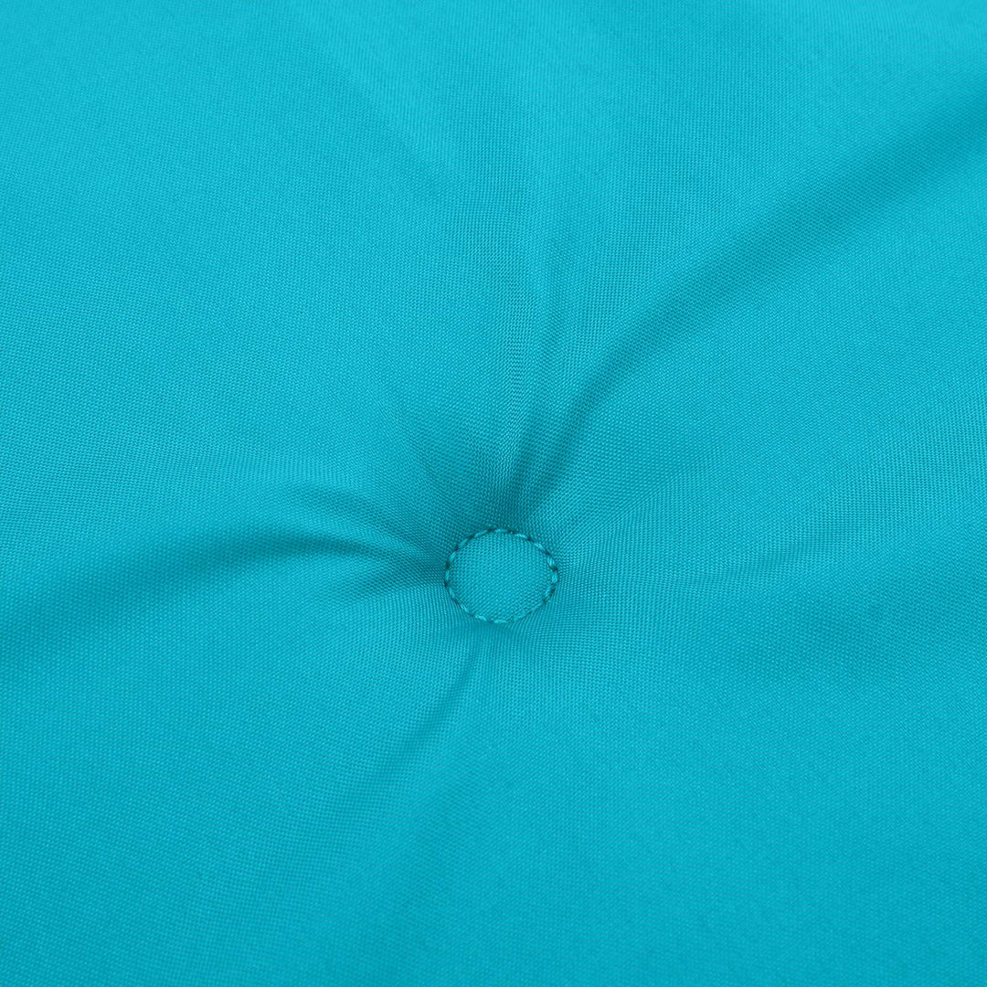 Bänk Kudde Enfärgad Turkos 120 X 50 X 3 Cm Oxford Tyg
