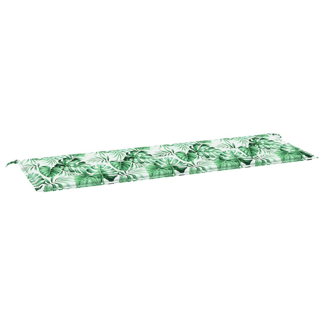 Bänk Kudde Löv Bladmönster 150 X 50 X 3 Cm Oxford Tyg