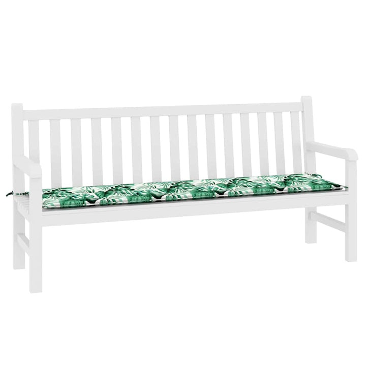 Bänk Kudde Löv Bladmönster 150 X 50 X 3 Cm Oxford Tyg