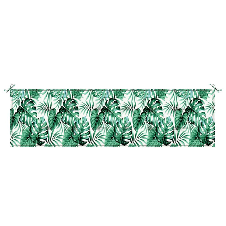 Bänk Kudde Löv Bladmönster 150 X 50 X 3 Cm Oxford Tyg