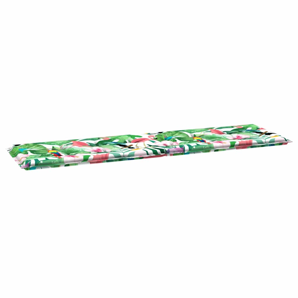 Bänk Kudde Blommor Flerfärgsdesign 150 X 50 X 3 Cm Oxford Tyg