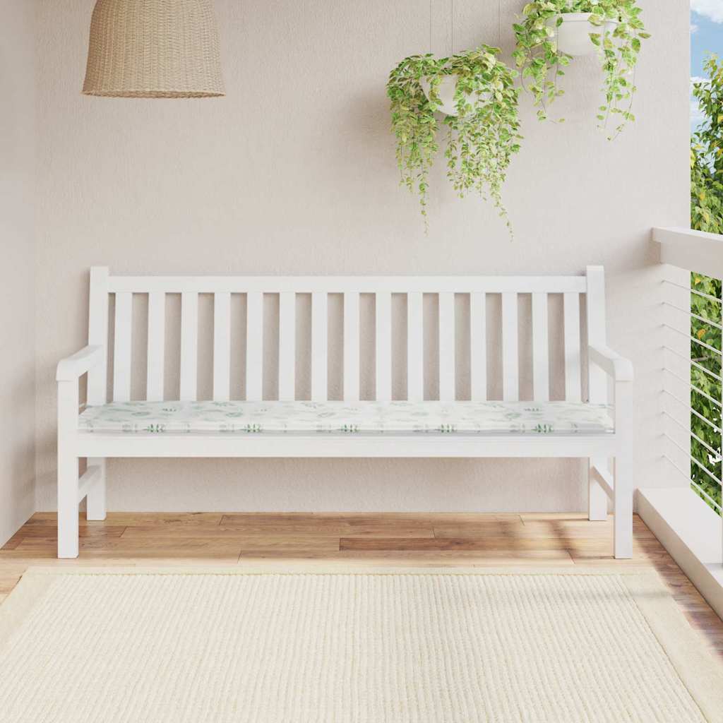 Bänk Kudde Löv Bladdesign 150 X 50 X 3 Cm Oxford Tyg