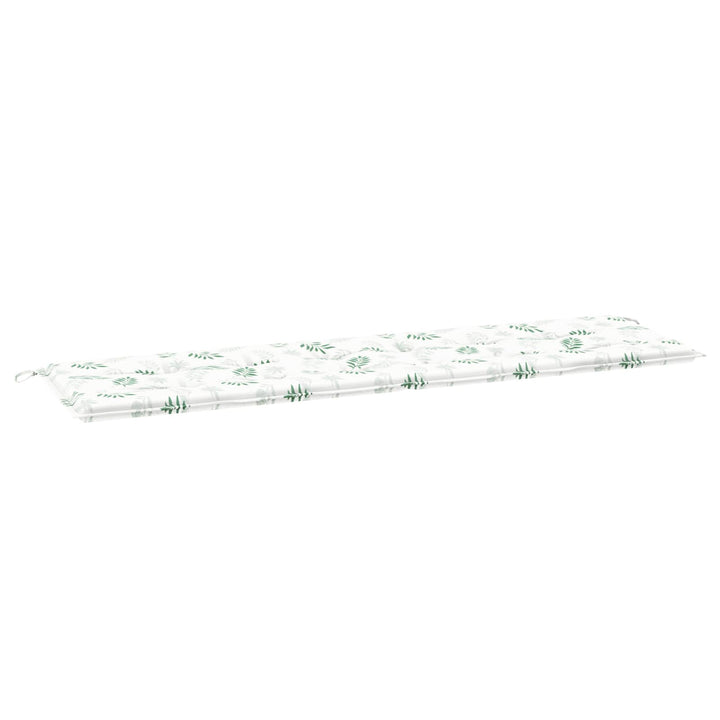 Bänk Kudde Oxford Tyg Bladdesign 150 X 50 X 3 Cm