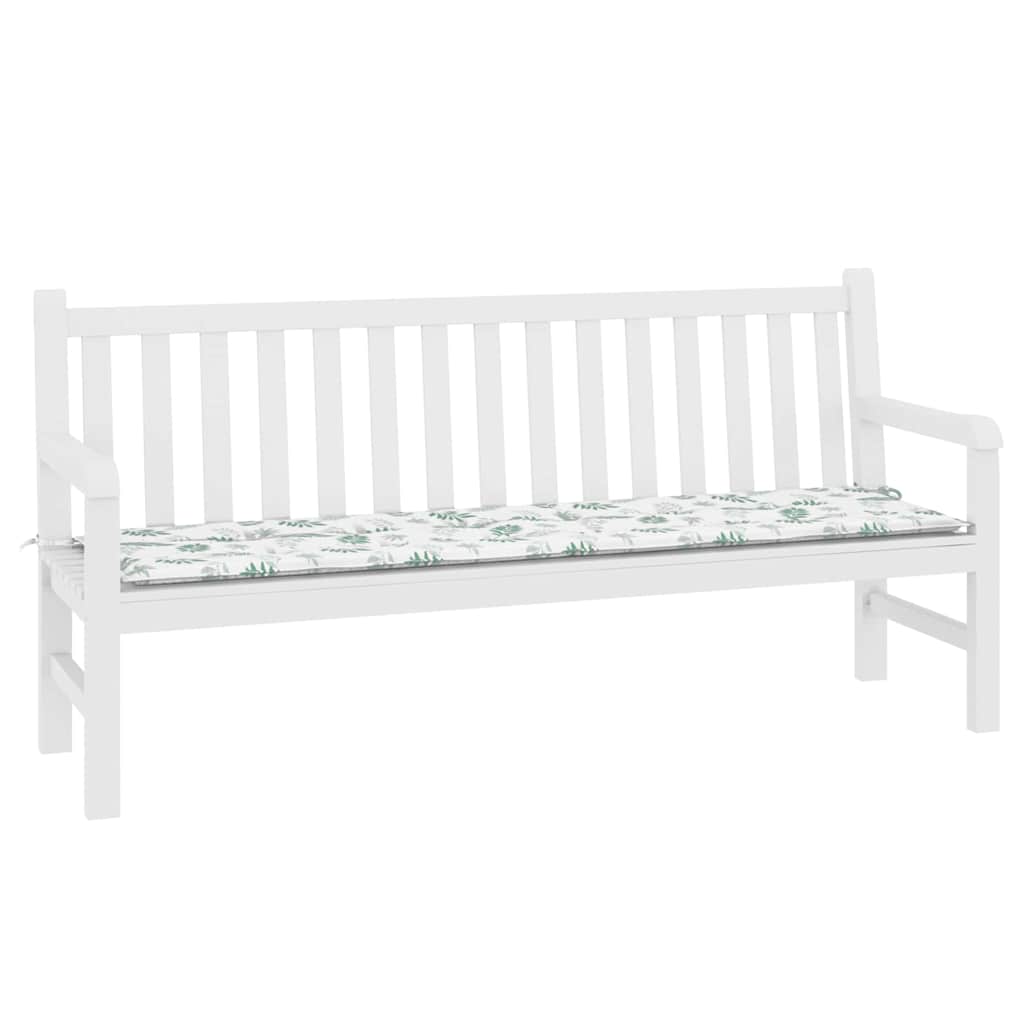 Bänk Kudde Löv Bladdesign 150 X 50 X 3 Cm Oxford Tyg