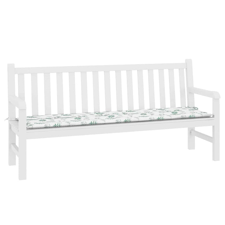 Bänk Kudde Löv Bladdesign 150 X 50 X 3 Cm Oxford Tyg