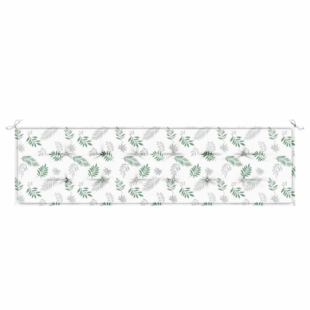 Bänk Kudde Löv Bladdesign 150 X 50 X 3 Cm Oxford Tyg