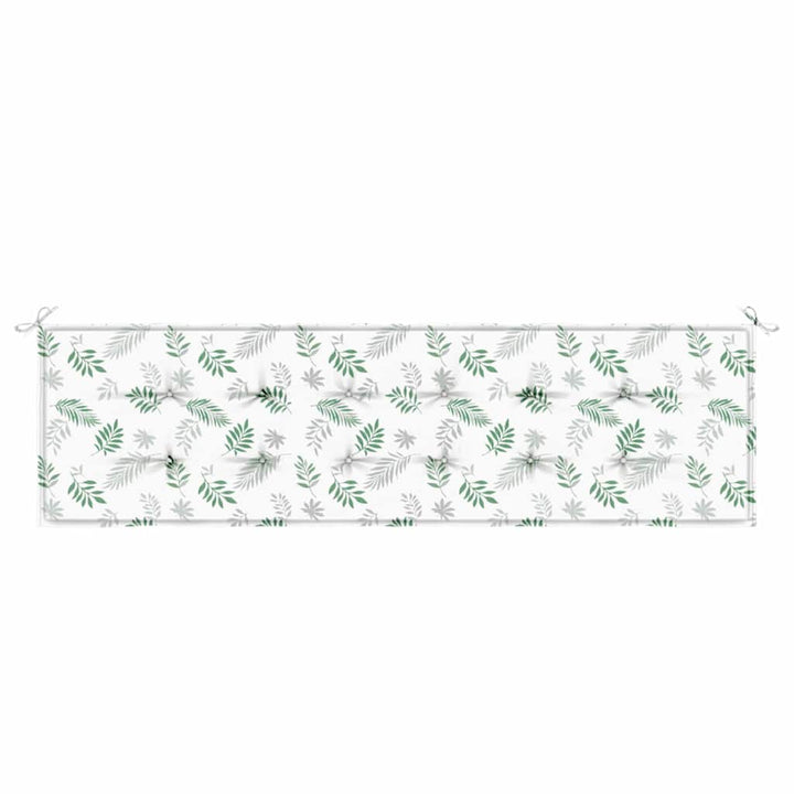 Bänk Kudde Löv Bladdesign 150 X 50 X 3 Cm Oxford Tyg