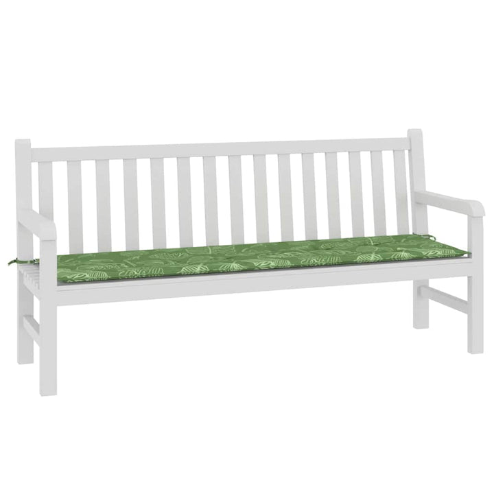 Bänk Kudde Oxford Tyg Bladdesign 150 X 50 X 3 Cm
