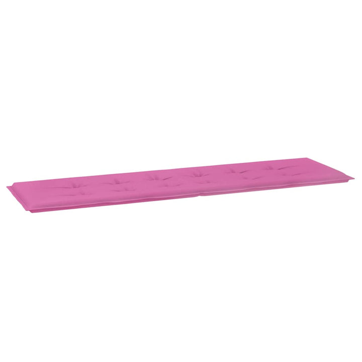 Bänk Kudde Oxford Tyg Rosa 150 X 50 X 3 Cm