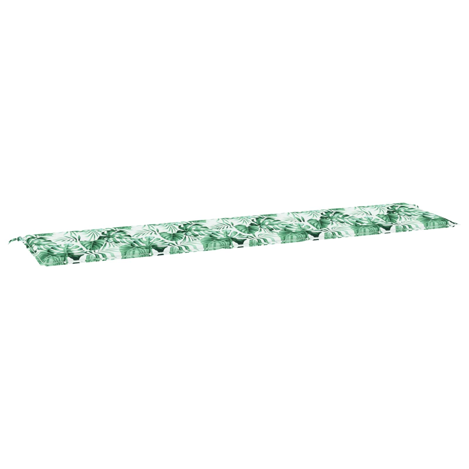 Bänk Kudde Löv Bladmönster 200 X 50 X 3 Cm Oxford Tyg