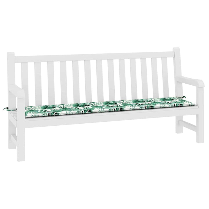 Bänk Kudde Löv Bladmönster 200 X 50 X 3 Cm Oxford Tyg