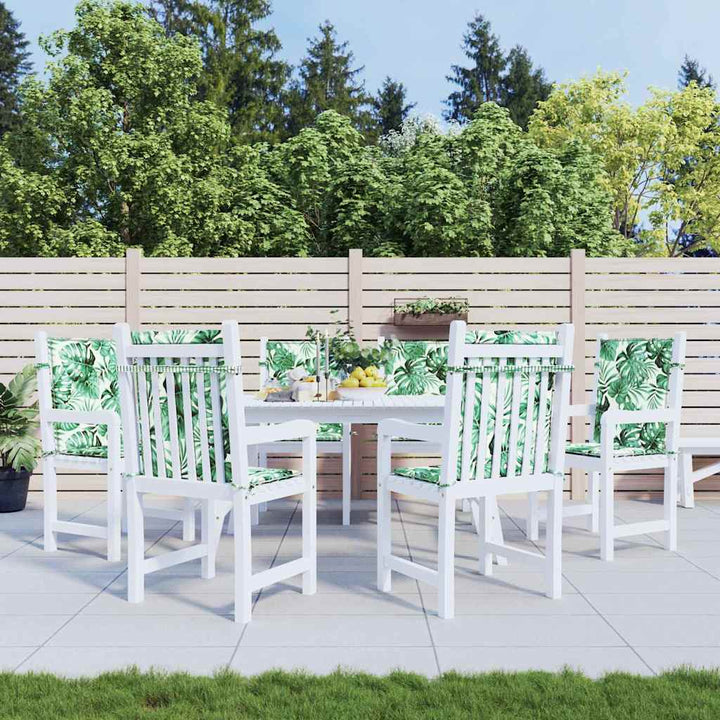 Ryggkuddar Löv 6 Pcs Bladmönster 100 X 50 X 3 Cm Oxford Tyg