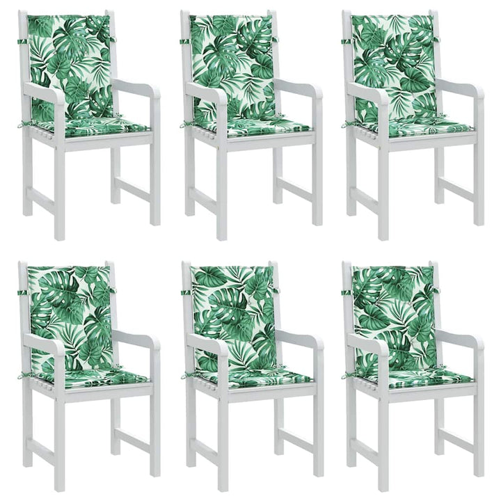 Ryggkuddar Löv 6 Pcs Bladmönster 100 X 50 X 3 Cm Oxford Tyg
