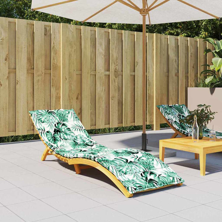 Lounger Kudde Löv Bladmönster 200 X 70 X 3 Cm Oxford Tyg