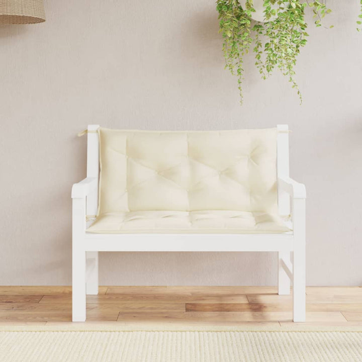 Bänkdynor För Trädgården 2St 120X50X7Cm Oxfordtyg