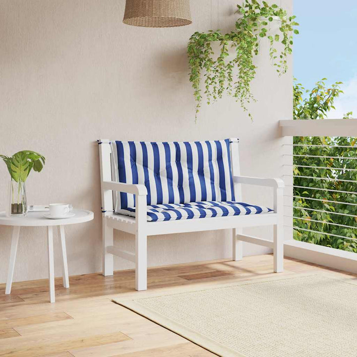 Bänkdyna För Trädgården Gräddvit 100X(50+50)X7 Cm Oxfordtyg