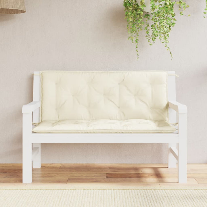 Bänkdynor För Trädgården 2St 120X50X7Cm Oxfordtyg