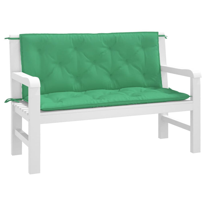 Bänkdynor För Trädgården 2St 120X50X7Cm Oxfordtyg
