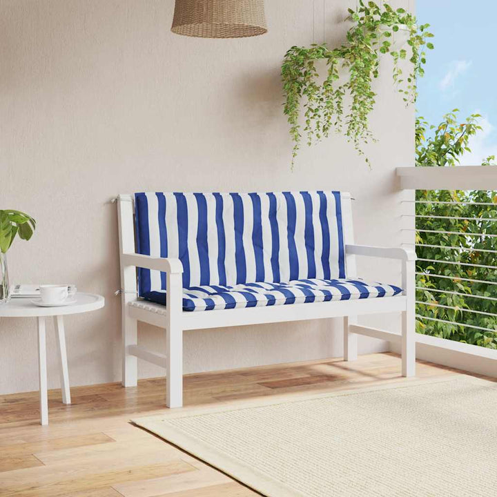 Bänkdyna För Trädgården Gräddvit 100X(50+50)X7 Cm Oxfordtyg