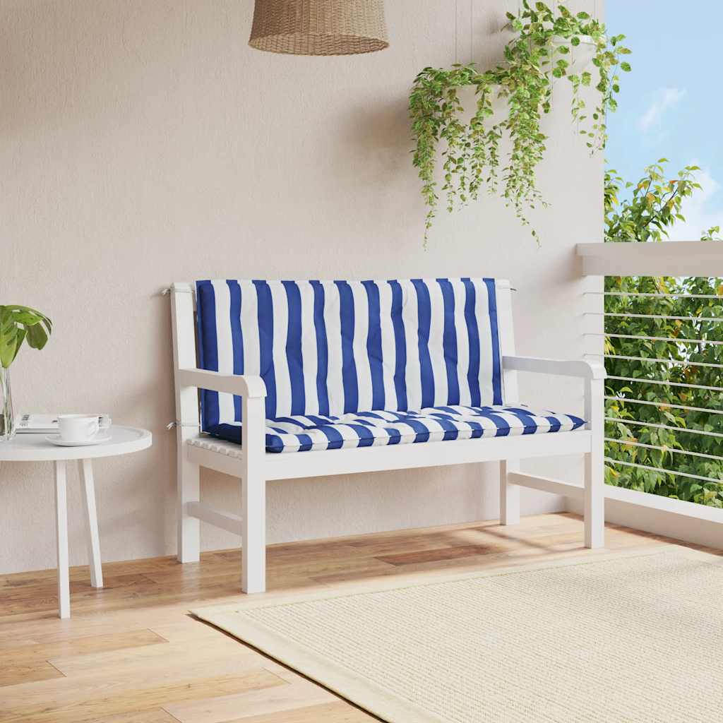 Bänkdyna För Trädgården Gräddvit 100X(50+50)X7 Cm Oxfordtyg
