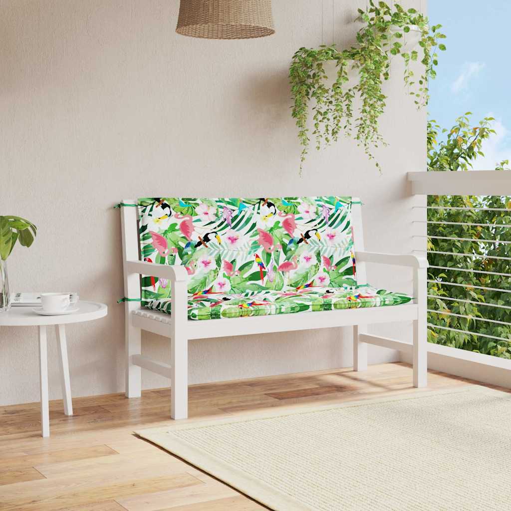 Bänkdyna För Trädgården Gräddvit 100X(50+50)X7 Cm Oxfordtyg