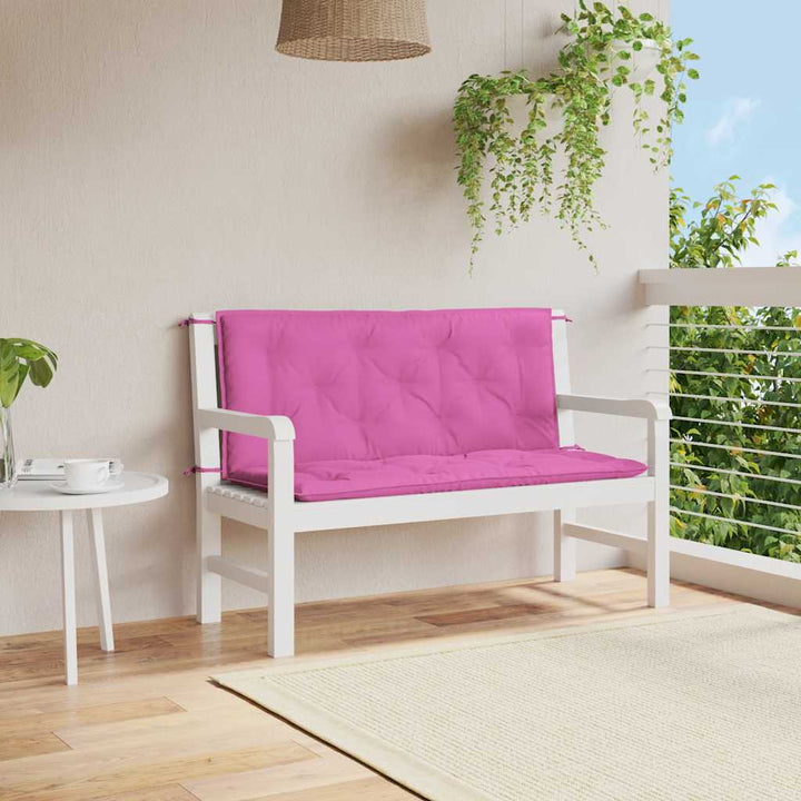 Bänkdyna För Trädgården Gräddvit 100X(50+50)X7 Cm Oxfordtyg