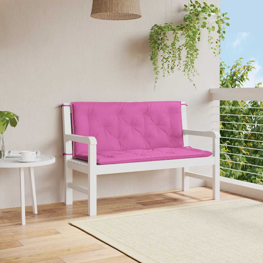 Bänkdyna För Trädgården Gräddvit 100X(50+50)X7 Cm Oxfordtyg