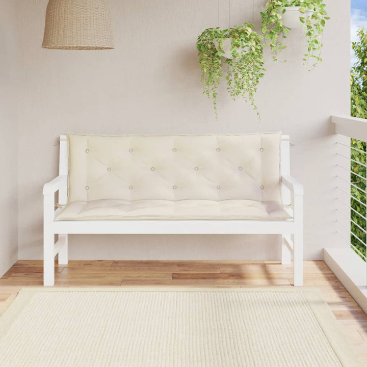 Bänkdynor För Trädgården 2St 120X50X7Cm Oxfordtyg