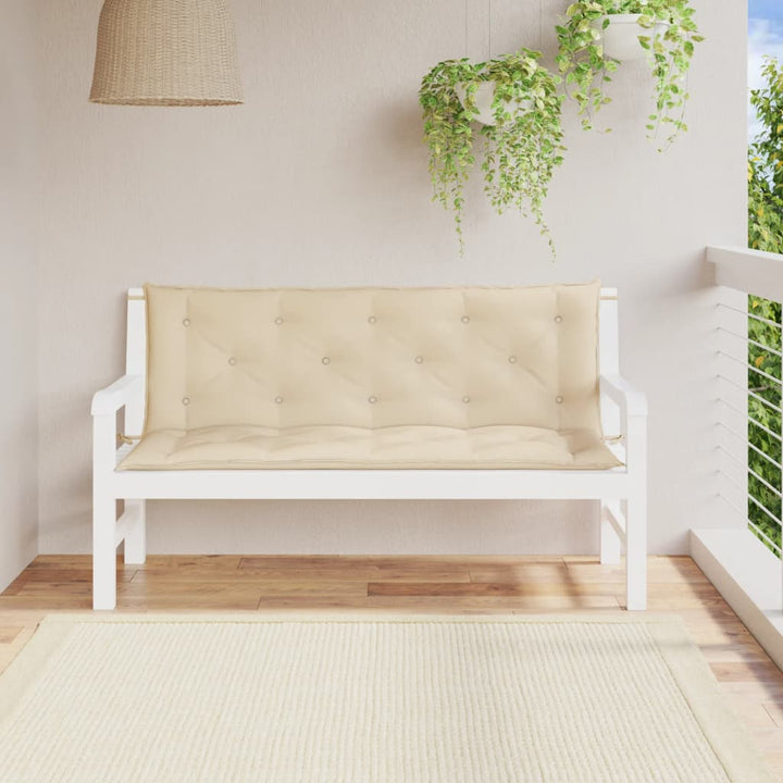 Bänkdynor För Trädgården 2St 120X50X7Cm Oxfordtyg