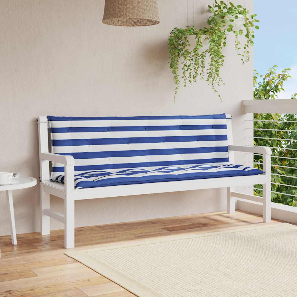 Bänkdyna För Trädgården Gräddvit 100X(50+50)X7 Cm Oxfordtyg